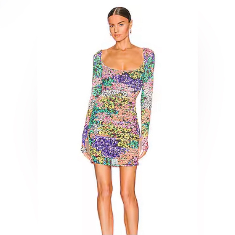 Anthropologie Multicolor Floral Dress